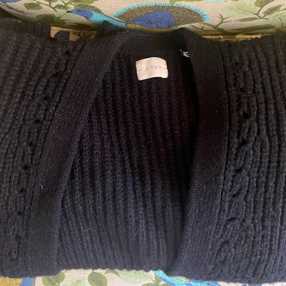 Doen Adelia Cardigan, in Black, size M - Picture 5 of 5